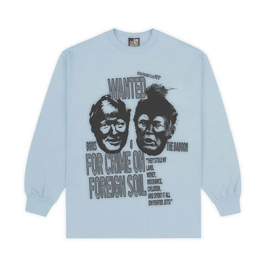 Donald & Boris Austerity Longsleeve - Powder Blue