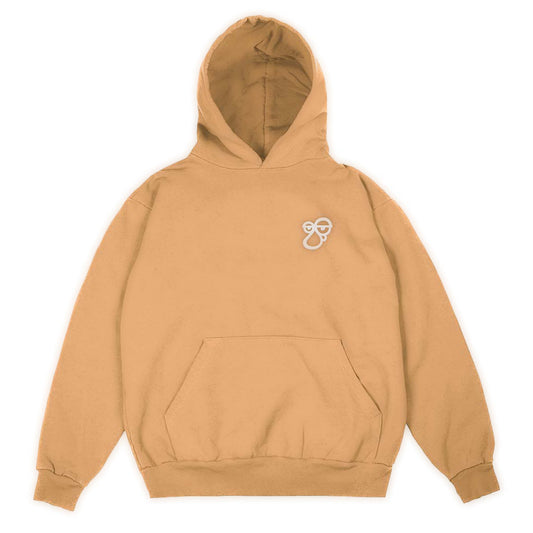 Killroy Logo Embroidered Hoodie - Peach