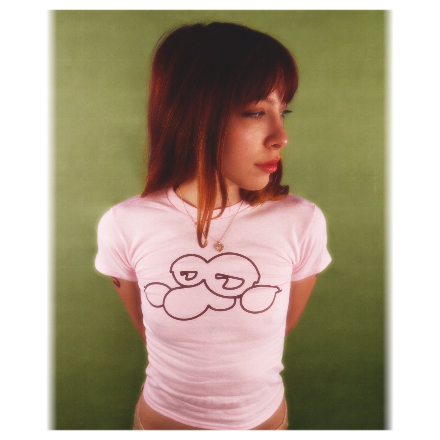 Kilroy Was Here Baby Tee - Pink