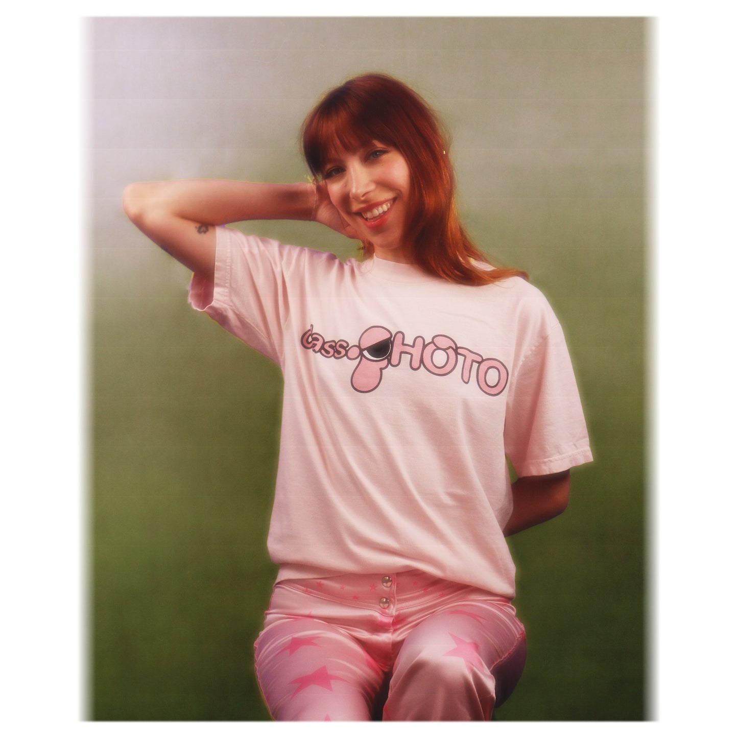 Kilroy Text Logo Tee - Light Pink