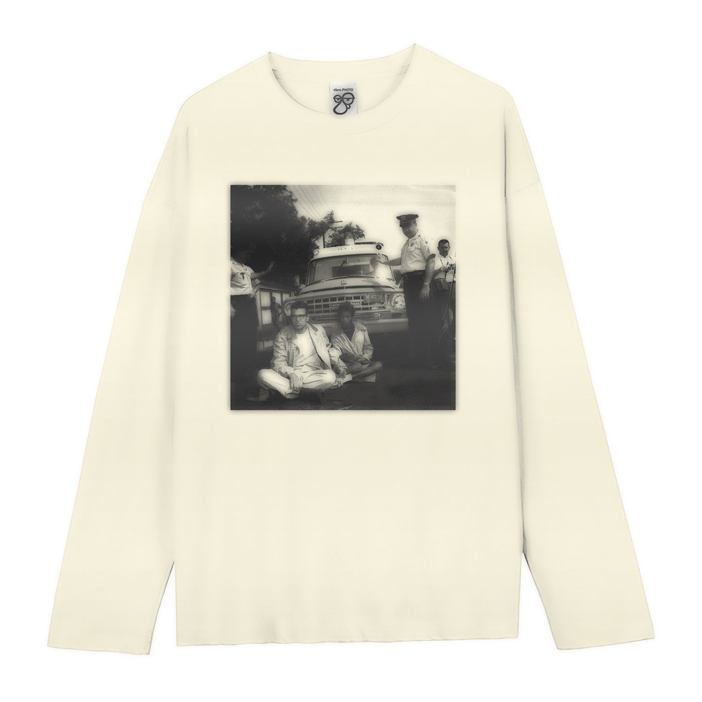 Bernie Protest LS Tee - Cream