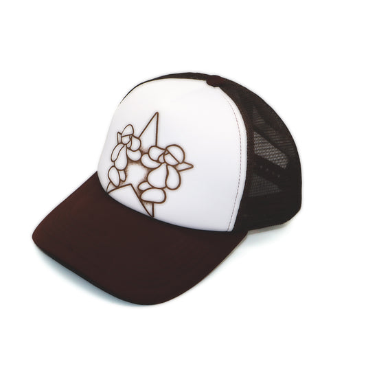 Kilroy Star Trucker Hat - Brown